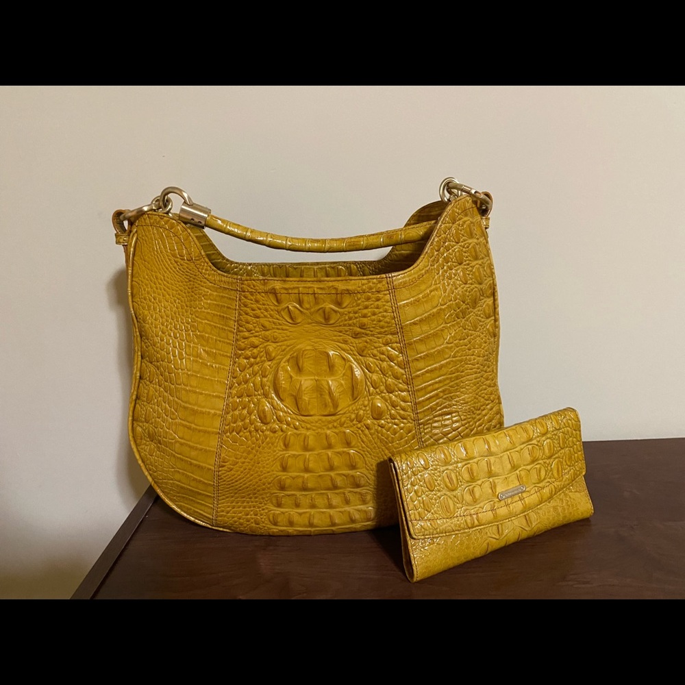 Brahmin Hobo with matching wallet!